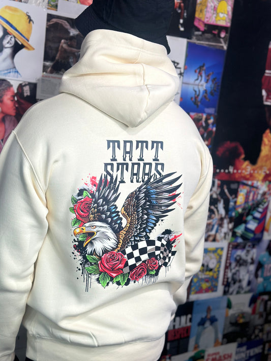 FLY TIL THE FINISH HOODIE - Cream